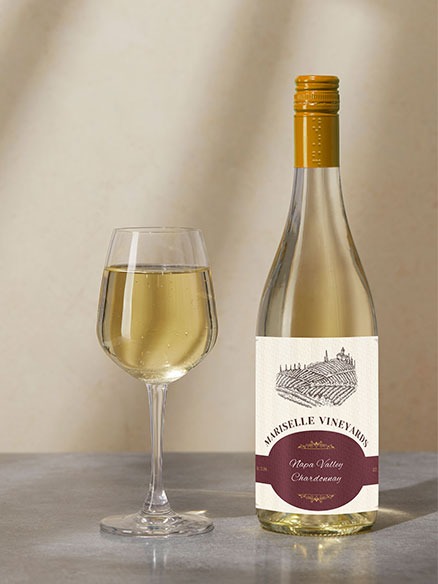 Mariselle Vineyards Chardonnay bottle